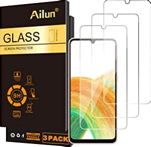 Ailun Protector de visualización para Galaxy A14 5G A13 5G A12 4G 5G