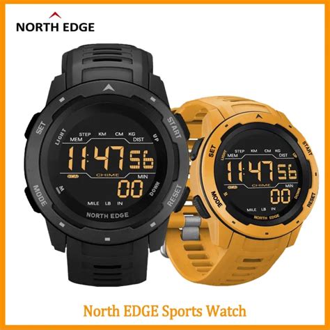 NORTH EDGE Mars Smartwatch Original NORTH EDGE Men นาฬกาดจตอล Dual