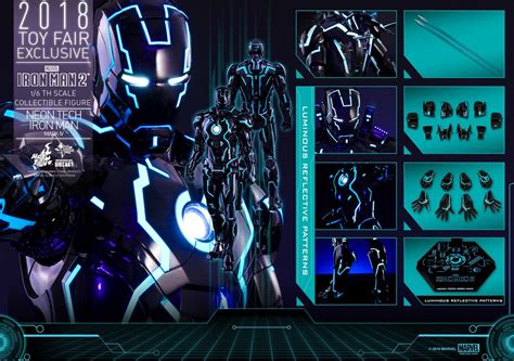 Iron Man Mark IV Neon Tech Armor Hot Toys Summer Convention Exclusive The Toyark News