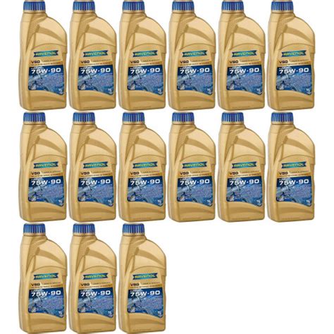 RAVENOL VSG SAE 75W-90 Vollsynth. API GL-4/GL-5 1 Liter 15x 1l = 15 ...