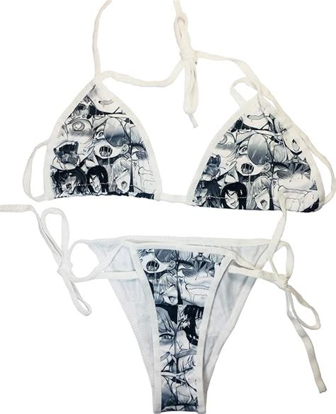 Niedlicher Mikro Bikini Japanischer Anime BH Und Panty Set Cosplay Tanga Bikini Lolita