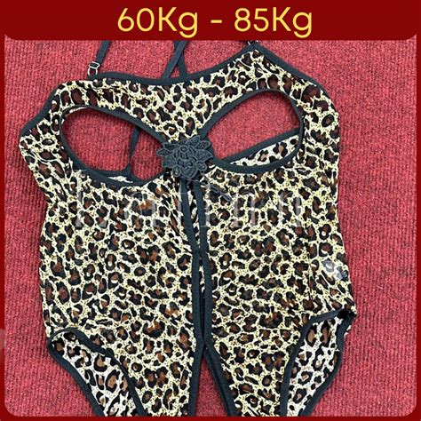 Sexy Lingerie Plus Size Nightwear One Piece Nightwear Uniform Baju Tidur Seksi Harimau Bintang