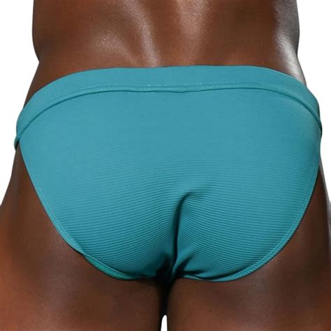 Andrew Christian Slip De Bain Bikini Almost Naked Power Rib Bleu Sarcelle Inderwear