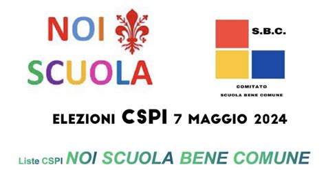 Elezioni Cspi Del Maggio Noi Scuola Bene Comune Indica Ai