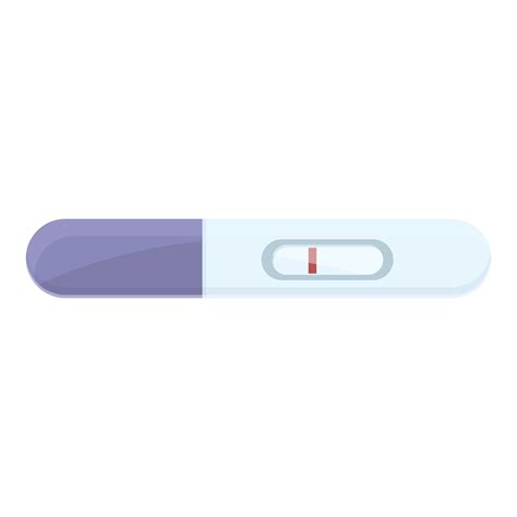 Negative Pregnant Test Icon Cartoon Vector Stick Kit 14318241 Vector