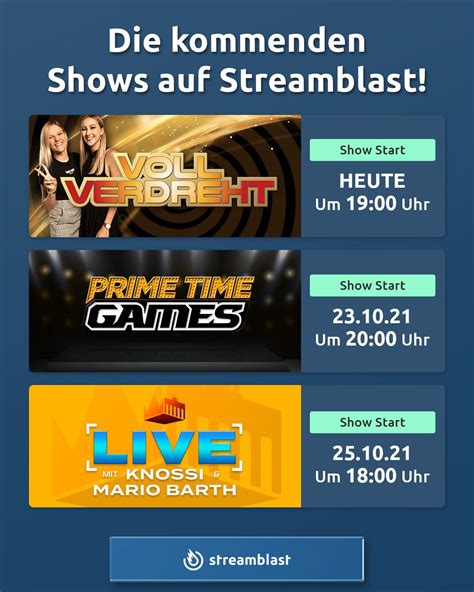 streamblast on Twitter nächste Woche ist voll mit geilen https