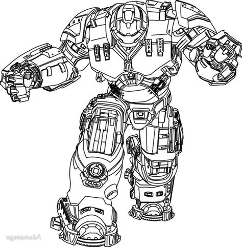 Hulkbuster Colouring Pages 101 Coloring Pages