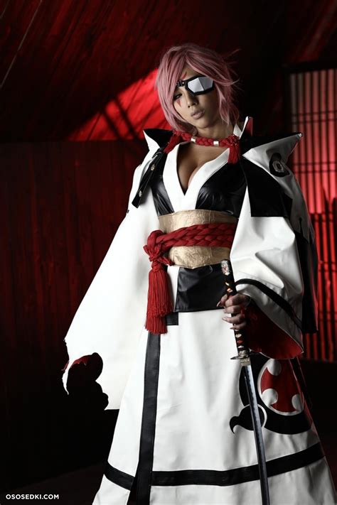 Nonsummerjack Guilty Gear Baiken Naked Cosplay Asian Photos