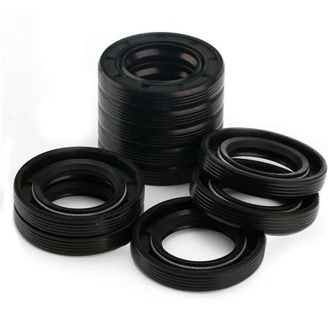 Double Lips FKM Black NBR Rubber Skeleton Oil Seals TC 23X40X6 24x30x5