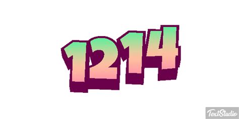 1214 Number Animated GIF Logo Designs