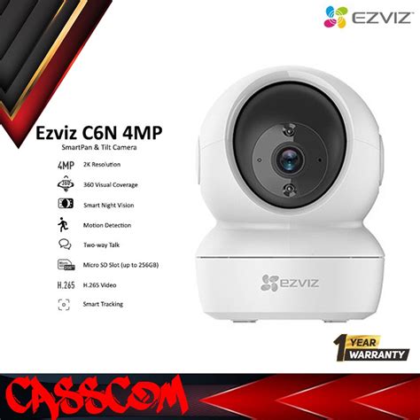 Jual Ezviz C6N Smart Wifi Pan Tilt Camera 4MP IPcam Shopee Indonesia