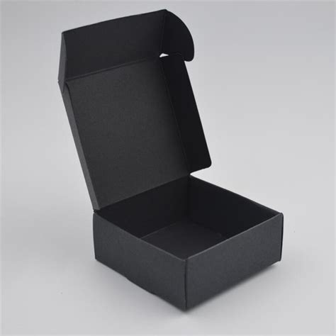 7,5x7,5x3 см черные/белые картонные подарочные коробки для свадьбы, дня ...