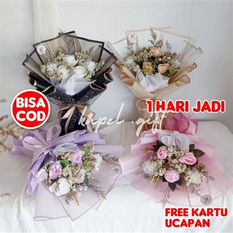 Jual Bucket Bouquet Buket Bouket Kado Hadiah Gift Give Bunga Pernikahan