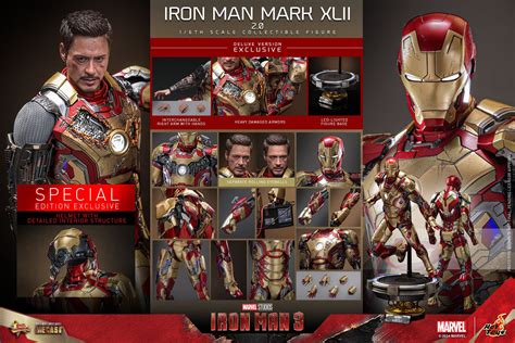 Deploy The Iron Man Mark Xlii Armor From Iron Man And Hot Toys
