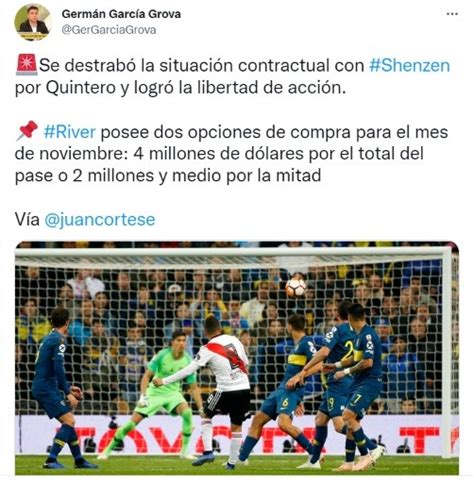 El Shenzhen No Se Puso Al Día Con Juan Fernando Quintero Que Quedó