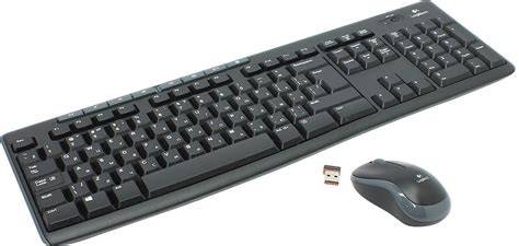 Комплект беспроводной клавиатура и мышь Logitech MK270, черный купить ...