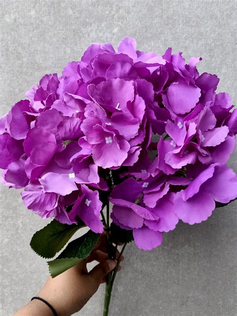 Jual Bunga Hortensia Jumbo Artificial Cabang Hydrangea Bunga