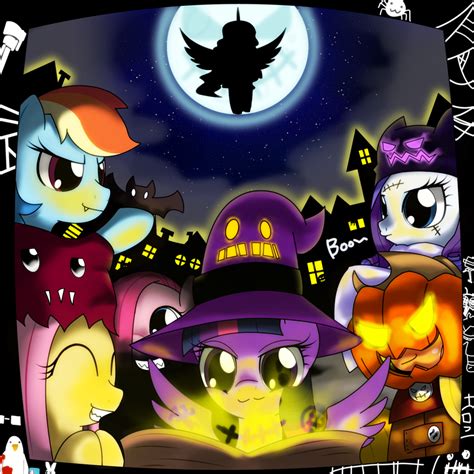 Mane6 nightmare night 2013 by hoyeechun on DeviantArt