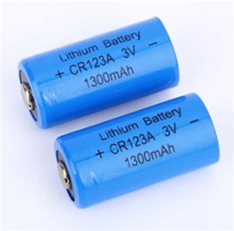 Cr123A 3V Rechargeable Battery Cr123A Lithium Ion Battery 3V 1300mAh ...