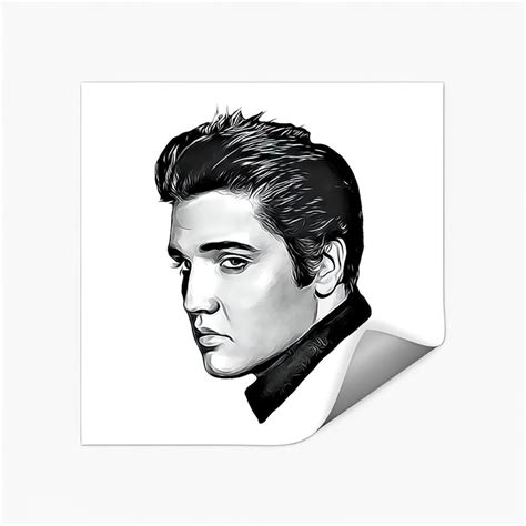 Elvis Sticker, Elvis Presley, Elvis Presley Stickers, Elvis Gift, Elvis ...