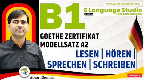 GOETHE ZERTIFIKAT MODELLSATZ A2 Start Deutsch A2 Lesen Hören