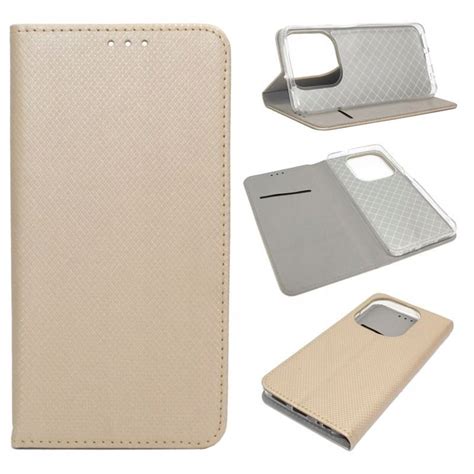 Etui do Infinix HOT 40i X6528B Smart 8 X6525 Smart Magnet złote Pokrowiec GSM HURT Sklep