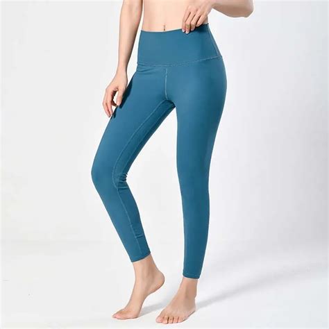High Waist Yoga Oner Active Leggings With Naked Feeling Design Stretchy Nylon Push Up Ideal