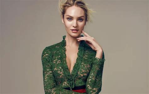 Wallpaper Look Girl Face Beauty Blonde Candice Swanepoel Supermodel For Mobile And Desktop