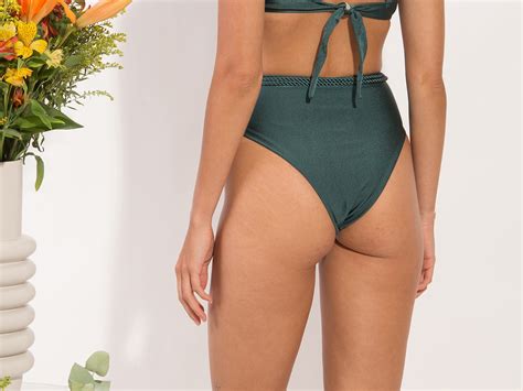 Partes De Abajo De Bikini Bottom Palace Belted High Waist