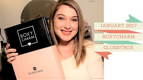 Boxycharm Glossybox January Unboxing Youtube