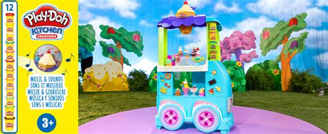 Play Doh Kitchen Creations Cami N De Helados Accesorios