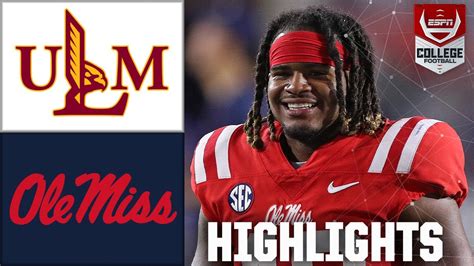 Louisiana Monroe Warhawks Vs Ole Miss Full Game Highlights YouTube