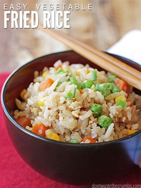 Easy And Delicious Vegetable Fried Rice That Takes Just A Few Minutes