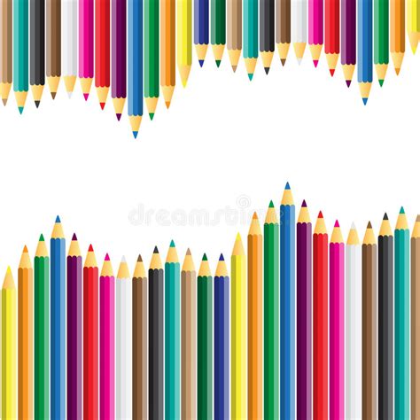 Vector Illustration Of Crayon Or Color Pencil Stock Vector