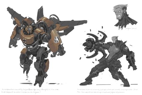 Artstation 科幻小练4 Robot Concept Art Character Art Art Inspiration