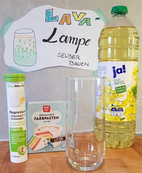 Lavalampe Selbst Machen In 4 Schritten Science Experiments For