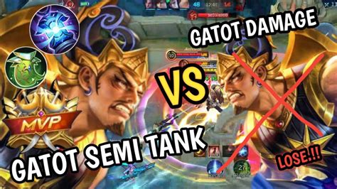 BUILD GATOT SEMI TANK TERKUAT GATOT TANK VS GATOT DAMAGE BUILD GATOT