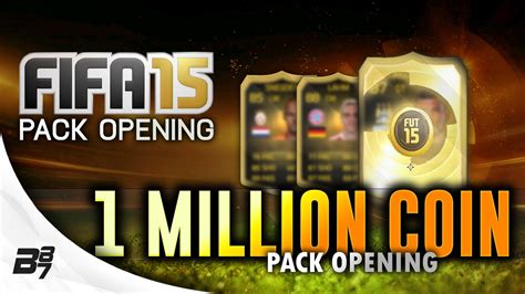 FIFA 15 1 MILLION COIN PACK OPENING YouTube