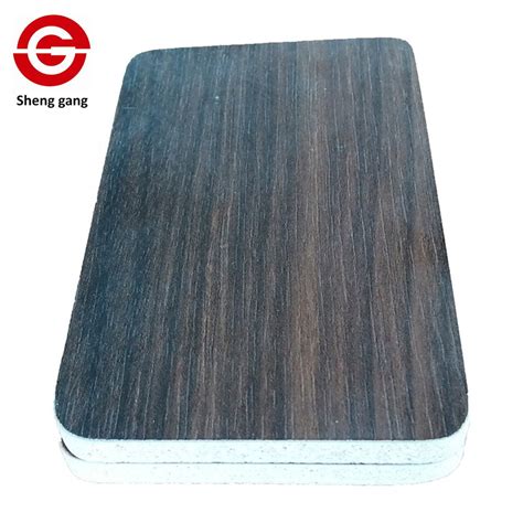 Wood Texture Degisn Mgo Board Internal Wall Partition Panel Mm Mm