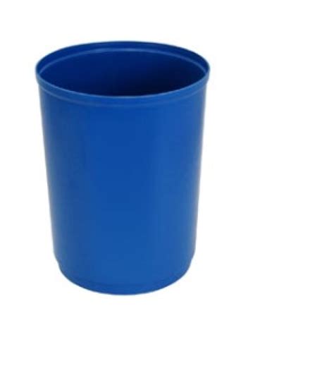 LIXEIRA PLASTICA CONICA 13L S TAMPA AZUL South Safe Compromisso