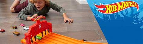 Amazon Hot Wheels Toy Car Playset With Lights Sounds Scale Vehicles Super Lane