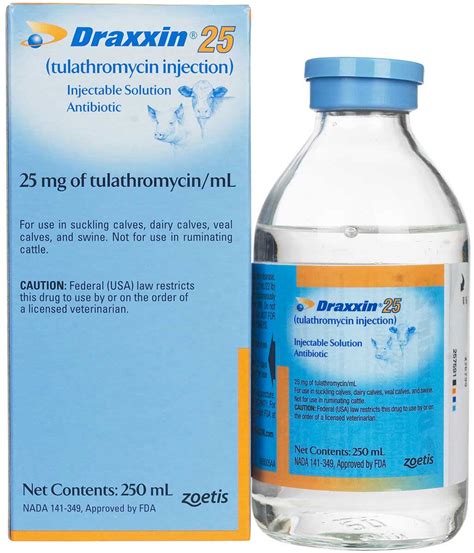 Draxxin 25 Solution Zoetis Animal Health - Safe.Pharmacy|Swine (Rx ...