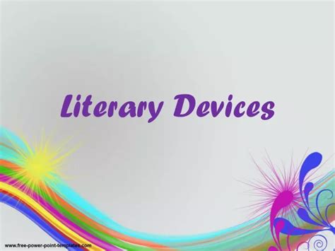 Ppt Literary Devices Powerpoint Presentation Free Download Id9662402