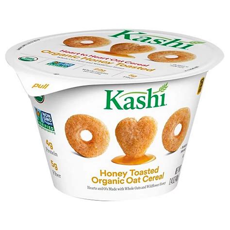 Kashi Heart to Heart Honey Toasted Oat Cereal Cup - Shop Cereal at H-E-B 