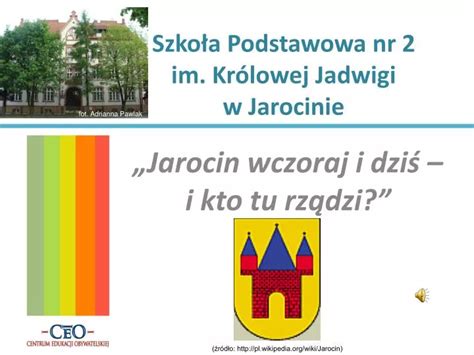 PPT Szkoła Podstawowa nr 2 im Królowej Jadwigi w Jarocinie