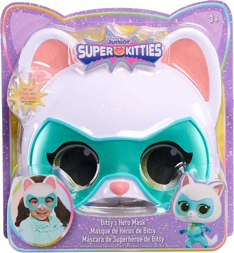 Disney Junior SuperKitties Bitsy Hero Mask Sounds Phrases Just Play ...