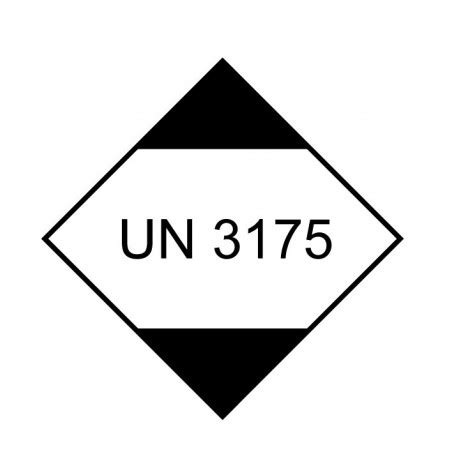 Sticker Autocollant Panneaux De Danger Onu Un Inflammable