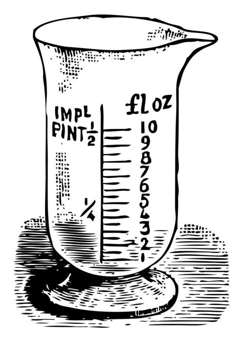 Coloring Page measuring cup - Free printables - Img 28352