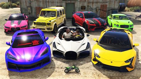 GTA 5 Trevor Stealing Michael S Supercars Funny Moments YouTube