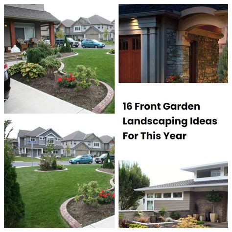 16 Front Garden Landscaping Ideas For This Year | SharonSable